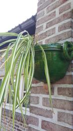 Vintage jardiniere/plantenhanger/hangbloempot Frankrijk BIOT, Ophalen of Verzenden