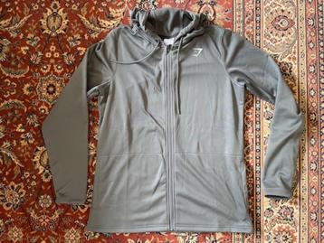 Gymshark hoodie vest grijs large heren zgan beschikbaar voor biedingen