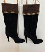 Sergio Rossi Laarzen - Maat 39 - Zo goed als nieuw, Ophalen of Verzenden, Zo goed als nieuw, Zwart, Hoge laarzen