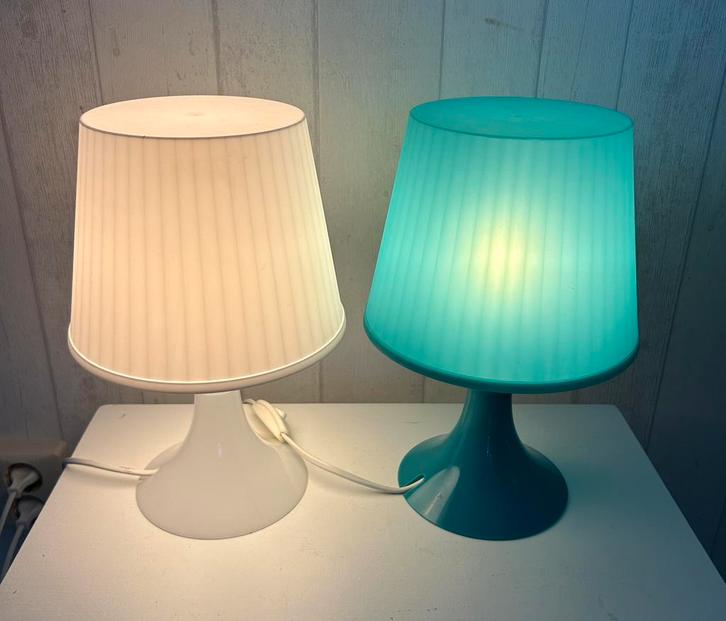 Vintage lampen Ikea Lampan, Huis en Inrichting, Lampen | Tafellampen, Gebruikt, Minder dan 50 cm, Kunststof, Ophalen of Verzenden