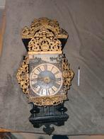 Antieke klok met glazen zijkant, beschadigd, Antiek en Kunst, Ophalen of Verzenden