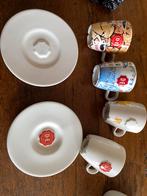 1-4 DE koffie mokjes schotels, Antiek en Kunst, Ophalen