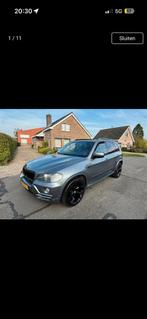 BMW X5 4.8 I AUT 2007 Grijs, Auto's, 138 €/maand, 4799 cc, 2145 kg, Leder