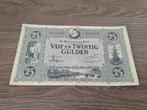 Net biljet 25 gulden Willem van Oranje - blauw, 1928, Postzegels en Munten, Bankbiljetten | Nederland, Ophalen of Verzenden, 25 gulden