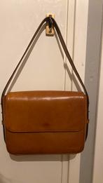 Bruin leren schoudertasje van My Bag, Sieraden, Tassen en Uiterlijk, Ophalen of Verzenden, Zo goed als nieuw, Bruin, Schoudertasje