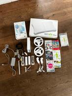 Complete set Nintendo Wii, Spelcomputers en Games, Spelcomputers | Nintendo Wii, Ophalen of Verzenden, Gebruikt, Met 2 controllers