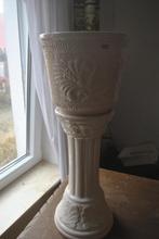 Pilaar met bloempot, Bay Keramiek, Ophalen of Verzenden, Gebruikt