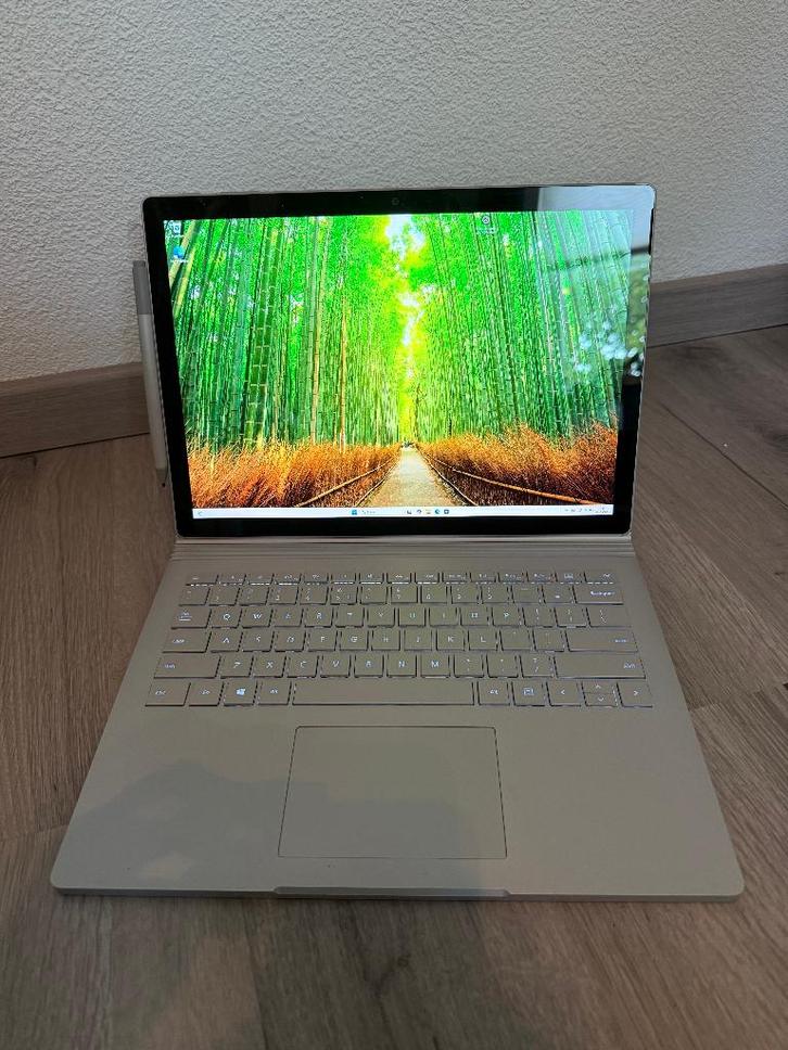 Notebook en tablet Microsoft Surface Book 2, Computers en Software, Windows Laptops, Zo goed als nieuw, 13 inch, SSD, Minder dan 2 Ghz