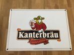 Emaille Bord Kanterbräu., Ophalen of Verzenden, Zo goed als nieuw, Reclamebord, Plaat of Schild, Overige merken