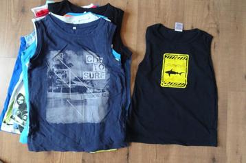 pakket 14 mouwloze t-shirts maat 134/140 beschikbaar voor biedingen