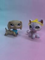 Littlest PetShop Dachshund #932 en Shorthair Cat #933 set, Ophalen of Verzenden, Gebruikt