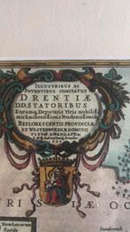 Drentse  kaart Drenthe, Boeken, Atlassen en Landkaarten, Nederland, Zo goed als nieuw, 1800 tot 2000, Landkaart
