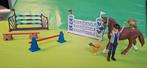 Schleich Springparcours met ruiter, Ophalen of Verzenden, Zo goed als nieuw, Jongen of Meisje