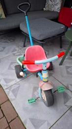 Oude, functionele driewieler met duwstang, Ophalen, Gebruikt, Duwstang