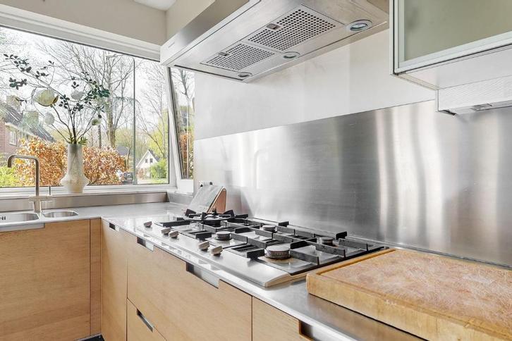 Keuken RVS 320x165cm + 120cm + 100cm, Huis en Inrichting, Keuken | Complete keukens, Gebruikt, Hoekkeuken, Overige kleuren, Staal of Rvs