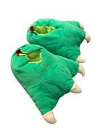 Efteling grote warme groene drakensloffen – maat 39/41, Ophalen of Verzenden, Gebruikt, Kleding