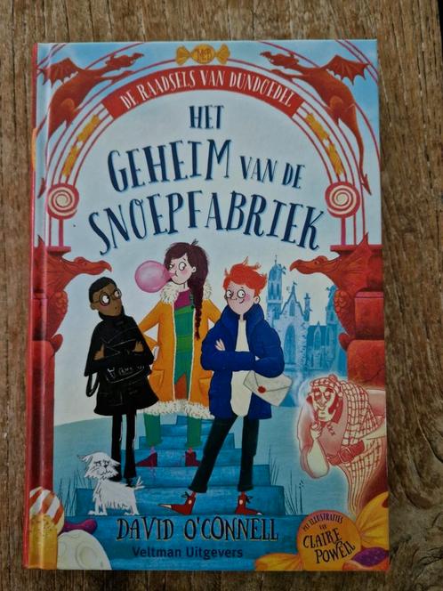 David O'Connell - Het geheim van de snoepfabriek, Boeken, Kinderboeken | Jeugd | 10 tot 12 jaar, Zo goed als nieuw, Ophalen of Verzenden