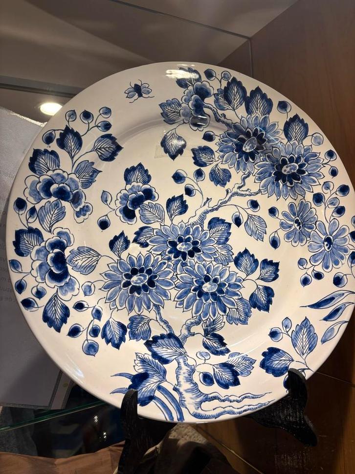 Majolica Aardewerk Bord - Freerk Kunst, Workum, Antiek en Kunst, Antiek | Wandborden en Tegels, Ophalen of Verzenden