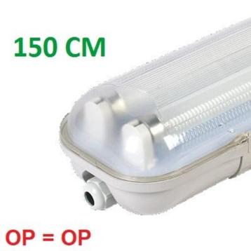 UITVERKOOP  38 € per stuk v/a 10st  IP65 met 2 LED armatuur beschikbaar voor biedingen