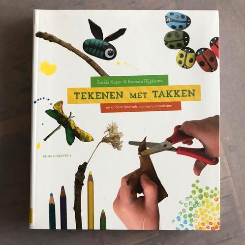 Saskia Koper - tekenen met takken (4 -12 jaar), Boeken, Natuur, Zo goed als nieuw, Ophalen of Verzenden