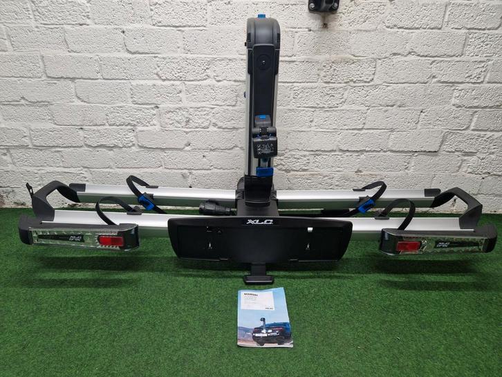 ZGAN XLC Almada Work-E LED fietsendrager 2 E-bikes 60 KG, Auto diversen, Fietsendragers, Zo goed als nieuw, Trekhaakdrager, 2 fietsen