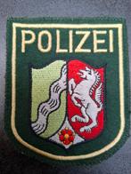 Mouwembleem geborduurd polizei Nord Rhein/Westfalen, Ophalen of Verzenden, Zo goed als nieuw
