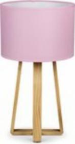 Lanterfant Femke - tafellamp - roze (26xh49,5cm), Verzenden, Nieuw, Hout, Minder dan 50 cm