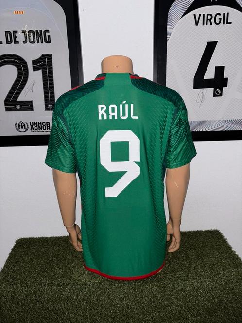 Mexico thuisshirt 2022-2024 Jiménez, Sport en Fitness, Voetbal, Zo goed als nieuw, Shirt, Maat XL, Ophalen of Verzenden