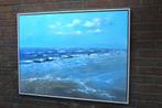 Van Noort, NOORDZEE Zee strandgezicht -groot formaat, Antiek en Kunst, Kunst | Schilderijen | Klassiek, Ophalen of Verzenden