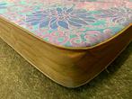 Retro matras jaren 60/70 vintage flowers daybed seventies, Huis en Inrichting, Ophalen, Eenpersoons, 190 cm of minder, Zo goed als nieuw