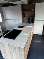 Complete keuken met kookeiland inclusief apparatuur, Ophalen, Gebruikt, Wit, Overige typen