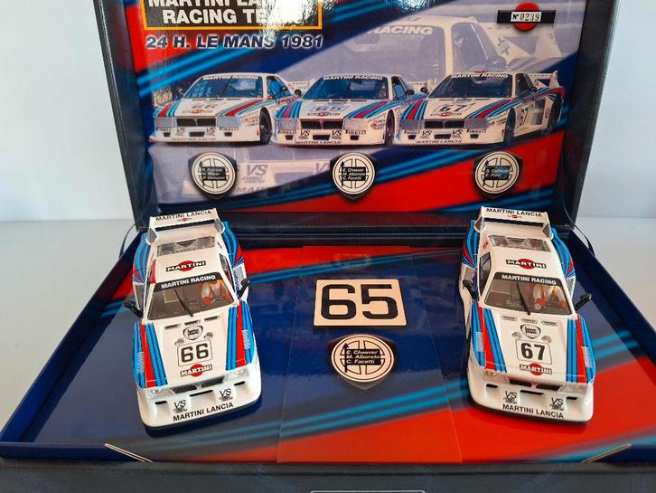 Fly 01 TEAM SET "MARTINI LANCIA" Lancia Beta Montecarlo,, Kinderen en Baby's, Speelgoed | Racebanen, Nieuw, Racebaan, Elektrisch
