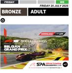F1 Spa Bronze ticket Vrijdag 25 July 2025, Tickets en Kaartjes, Eén persoon, Juli