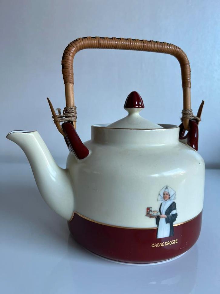 Vintage DROSTE Cacao Holland Verpleegster Chocolade Kan  60s, Antiek en Kunst, Antiek | Servies los, Ophalen of Verzenden