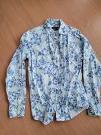 GANT M Blauw overhemd met bloemenprint, Blauw, Davinci, Zo goed als nieuw, Halswijdte 39/40 (M)