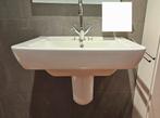 Villeroy & Boch wastafel wit keramiek 64,5x51 incl kraan, Ophalen, Zo goed als nieuw, Wasbak of Wastafel