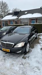 Mercedes-Benz S-Klasse 3.5 S350 Lang AUT 2008 Zwart, Auto's, Mercedes-Benz, Automaat, Achterwielaandrijving, Zwart, Zwart