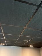 Systeemplafond Rockfon Cinema zwart 600x600, Doe-het-zelf en Verbouw, Platen en Panelen, Ophalen, Gebruikt