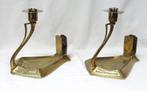 2 Jugendstyle Kandelaars - WMF., Antiek en Kunst, Antiek | Kandelaars, Ophalen of Verzenden, Koper of Brons