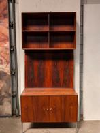 Vintage Deense wandkast, Huis en Inrichting, Ophalen, Zo goed als nieuw, 25 tot 50 cm, 200 cm of meer