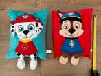 2 nieuwe Paw Patrol Marshall en Chase knuffel kussens, Ophalen, Nieuw, Kleed of Kussen