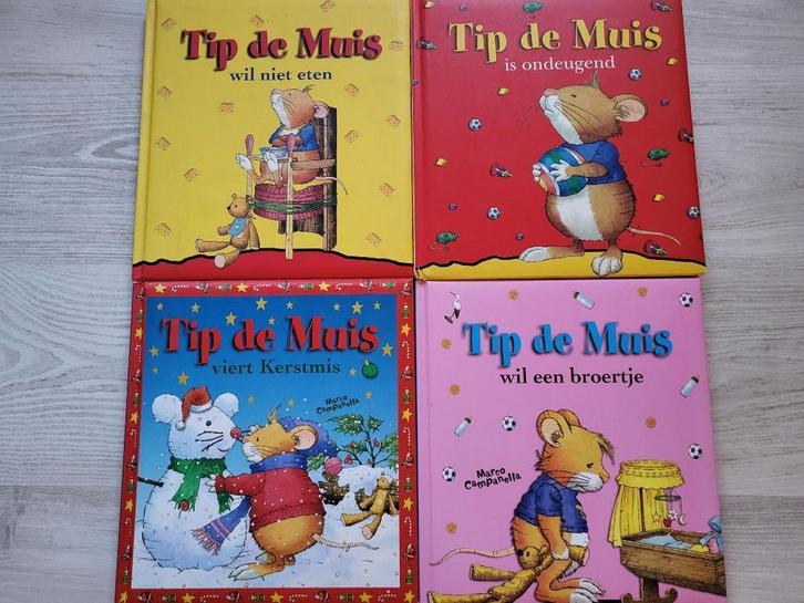 Tip de muis 4 boeken, Boeken, Kinderboeken | Baby's en Peuters, Zo goed als nieuw, 3 tot 4 jaar, Verzenden
