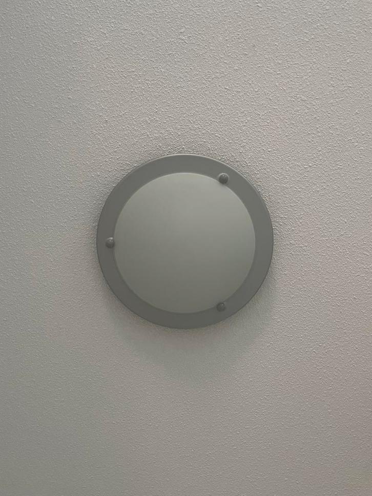 Plafondlamp, Huis en Inrichting, Lampen | Plafondlampen, Zo goed als nieuw, Glas, Ophalen of Verzenden