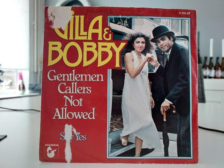 7" Single Gilla - Gentlemen Callers Not Allowed / Say Yes, Cd's en Dvd's, Vinyl Singles, Gebruikt, Single, Pop, 7 inch, Ophalen of Verzenden