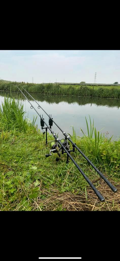Karpervissen Set compleet, Watersport en Boten, Hengelsport | Karpervissen, Gebruikt, Overige typen, Ophalen of Verzenden