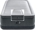 Intex 1 persoons logeerbed met ingebouwde pomp., Ophalen, Ingebouwde pomp, Zo goed als nieuw, 1-persoons