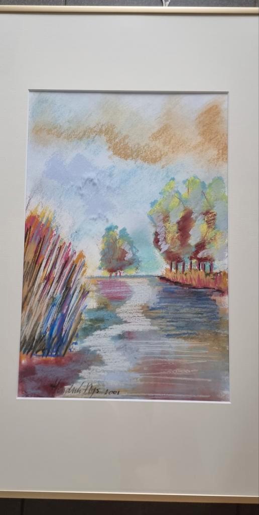 Hendrik Nijs Schilderij - Gesigneerd & Ingelijst, Antiek en Kunst, Kunst | Schilderijen | Klassiek, Ophalen of Verzenden