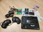 Sega Megadrive 16 bit. 2 controllers., Spelcomputers en Games, Ophalen of Verzenden, Zo goed als nieuw, Met 2 controllers, Mega Drive