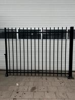 Dubbele Draaipoort zwart 500x200 cm | met hekwerk 11 m1, Tuin en Terras, Tuinpoorten, Ophalen, Gebruikt, Staal, 200 cm of meer