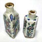 571. Aardewerken Qajar flesjes met decoratie, 1900, Antiek en Kunst, Antiek | Keramiek en Aardewerk, Ophalen of Verzenden